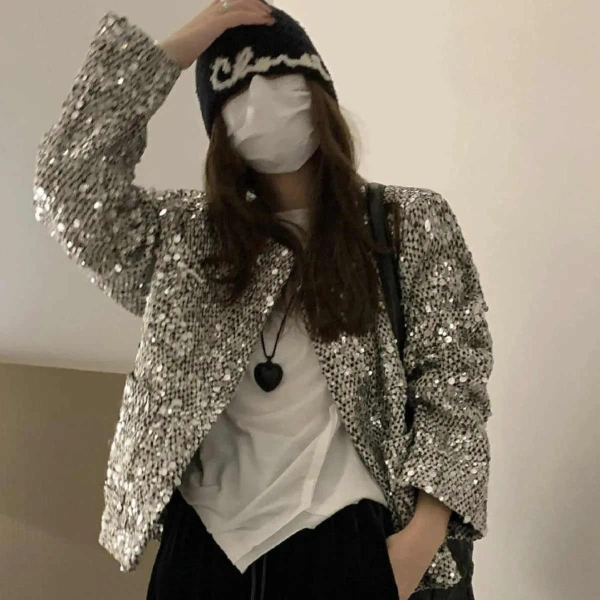 Levoire | Blazer éclatant avec des paillettes pour femmes