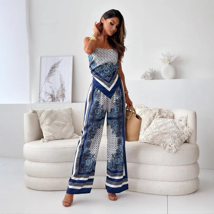 Levoire | Ensemble Toppari Amazon Print Toppari Pantalons Ensemble