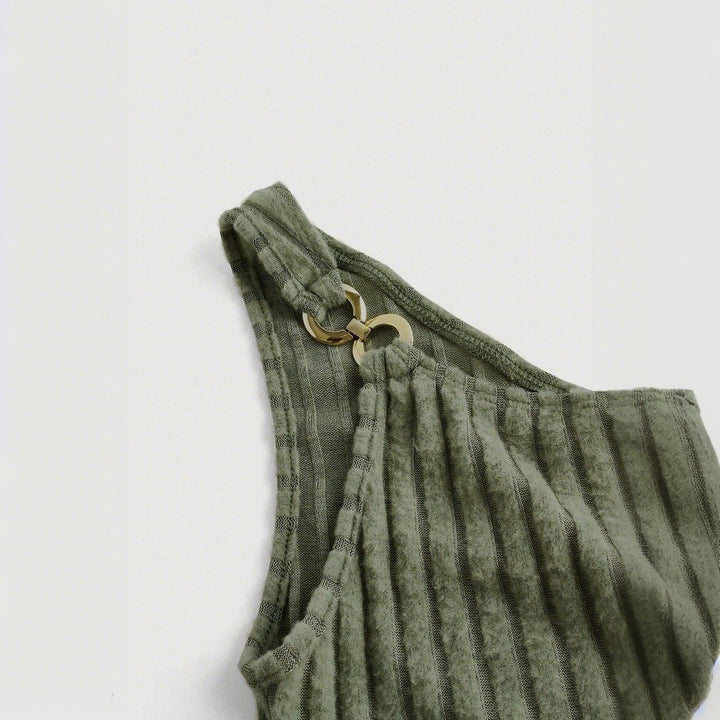 Débardeur asymétrique pour femmes avec lacets décoratifs Levoire
