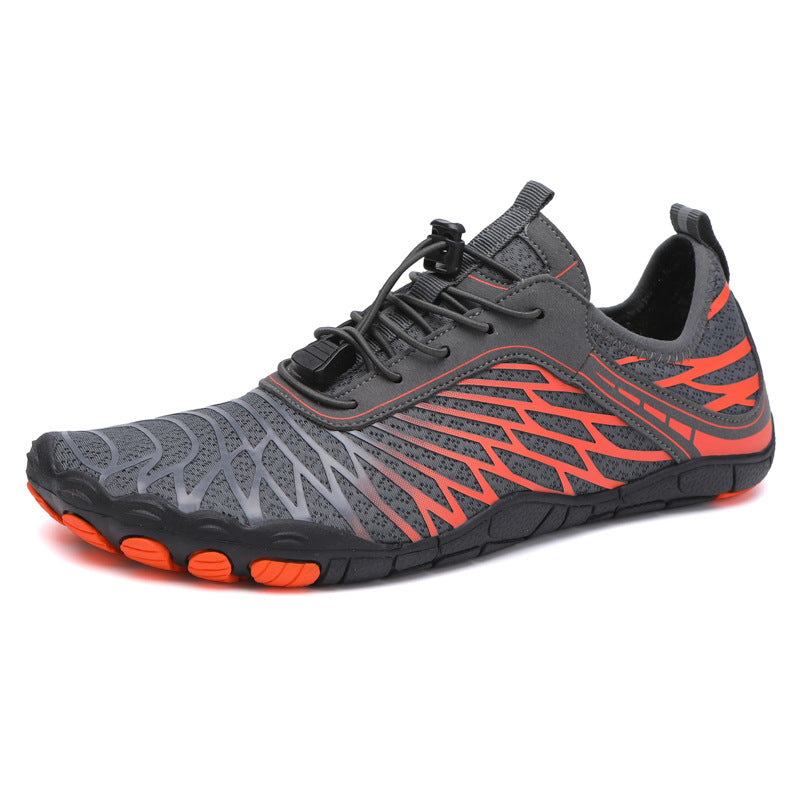 Levoire | Sandales gris-orange