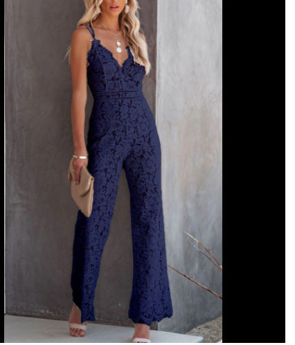 Levoire | Robe Boho Salopette Sans manches Bleu