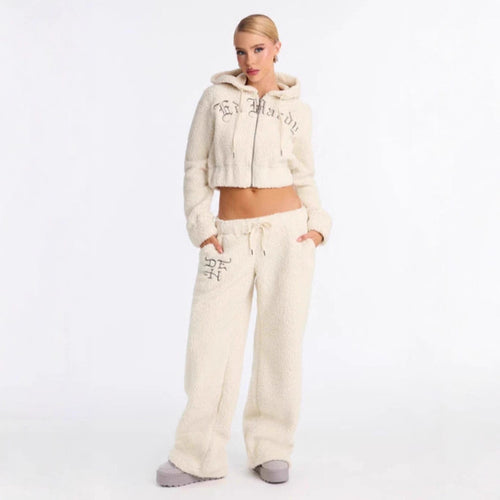 Ensemble en polaire confortable pour femmes avec capuche et coupe ample Levoire