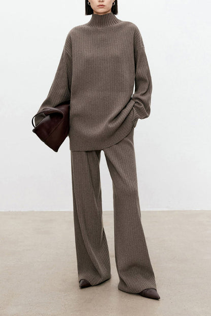 Levoire | VÊTEMENT À COL ROLL MODE Café