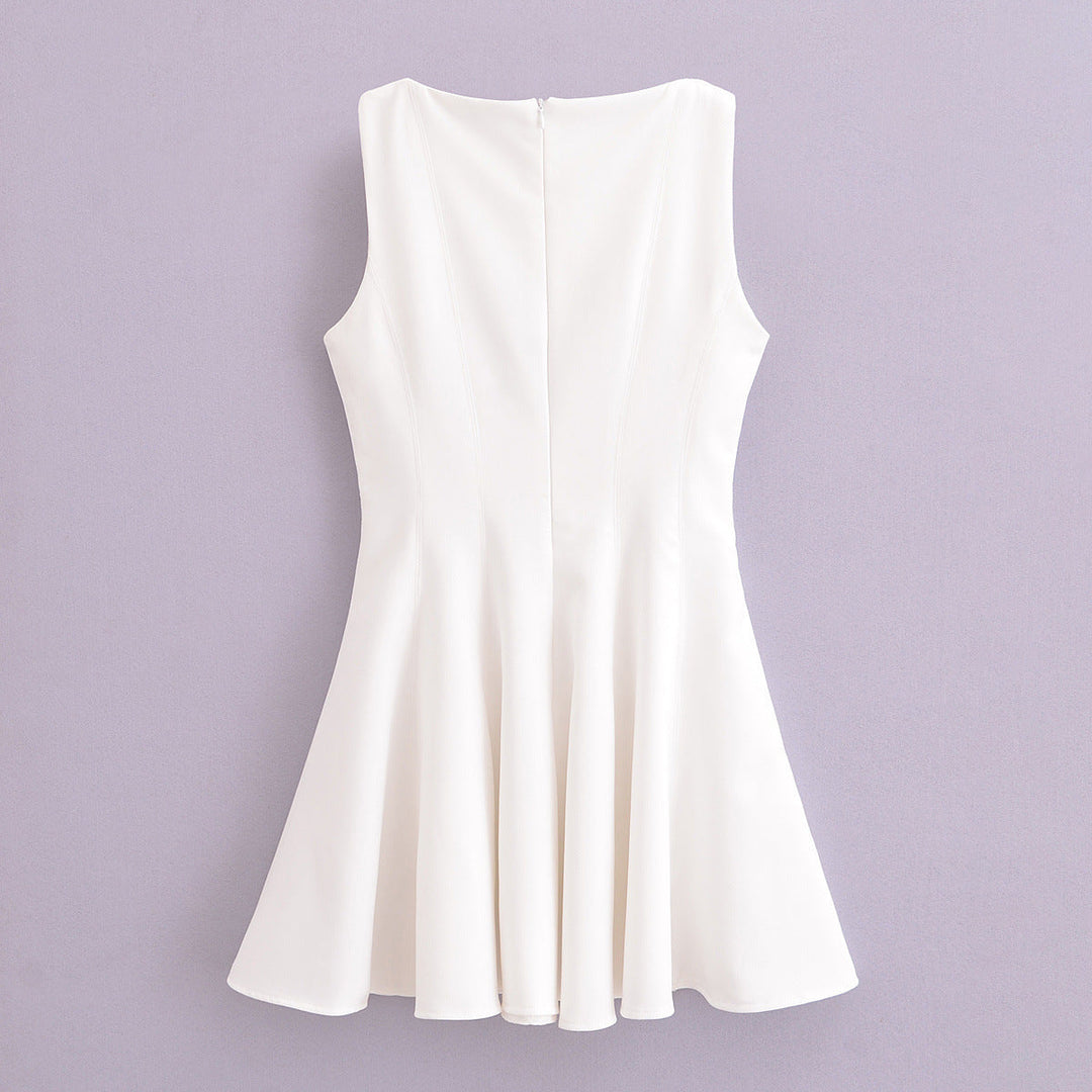 Levoire | Élégante robe midi drapée d'été