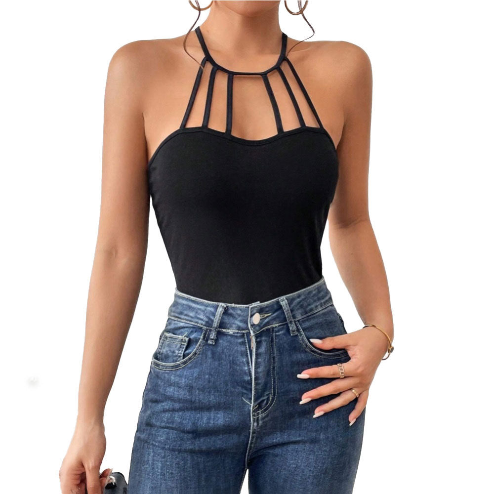 Body féminin avec design croisé à la mode Levoire