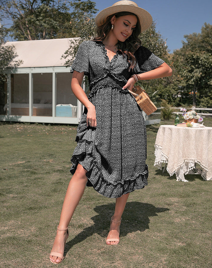 Levoire | Élégante Robe Vintage Pour Femme Gris