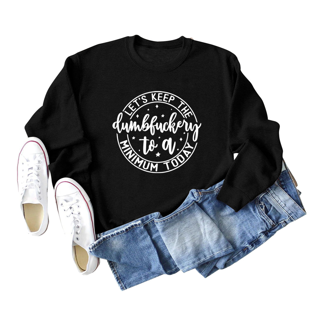 Sweat-shirt graphique pour femmes avec impression motivante Levoire