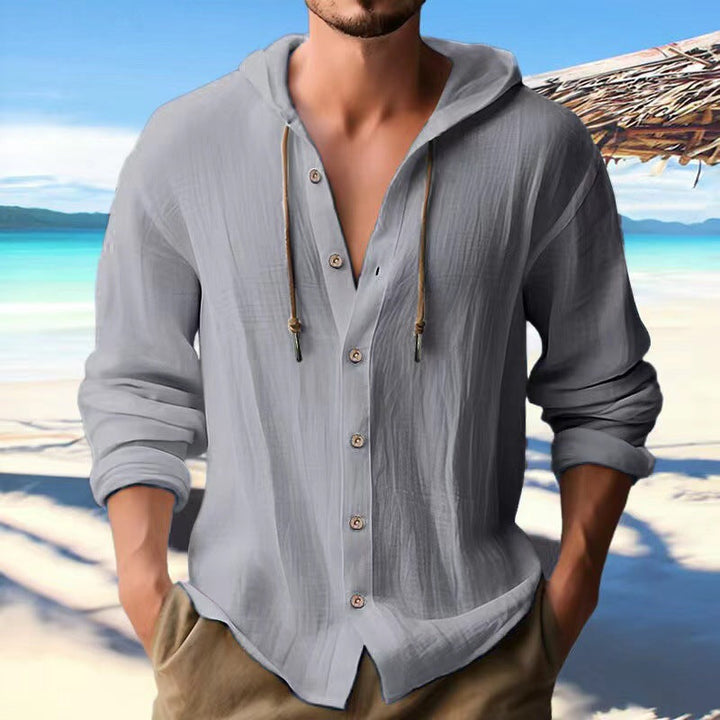 Levoire | Chemise À Manches Longues Pour Hommes Décontractée Et Moderne