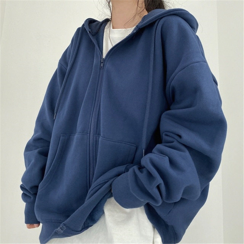 Levoire | Kalakehruunat Veste de collège décontractée Bleu (Fleece Renforcé)