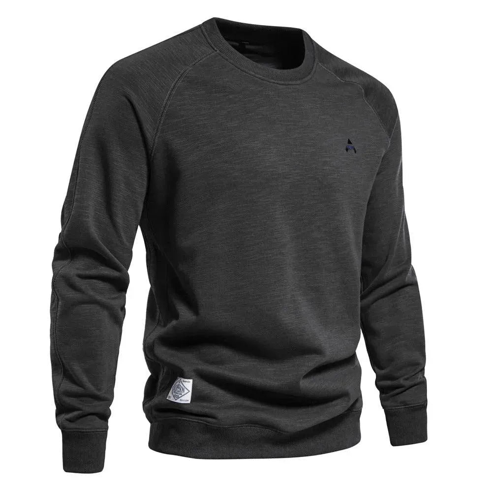 Levoire | Pull à col rond uni pour hommes