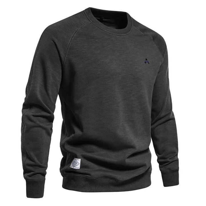 Levoire | Pull à col rond uni pour hommes