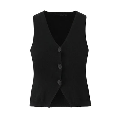 Levoire | Gilet de printemps polyvalent noir