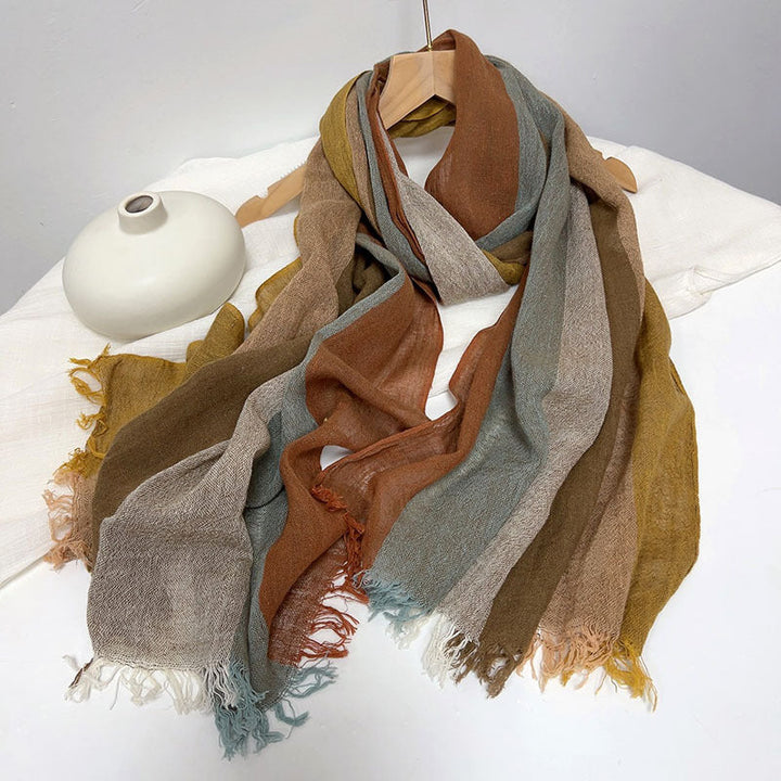 Levoire | Écharpe Rayée Vintage Multicolore 1