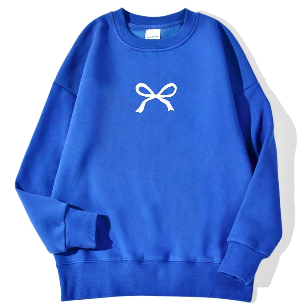 Sweat à capuche confortable pour femmes avec motif de nœud à la mode Levoire