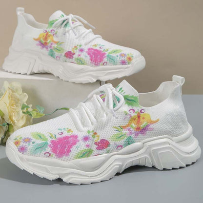 Levoire | Baskets De Tennis Larges Avec Protection Florale Pour Femmes