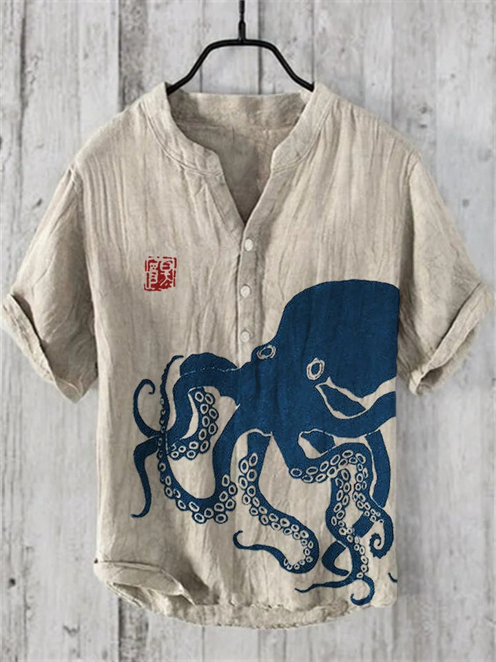 Levoire | Chemise Japonaise En Lin Mélangé