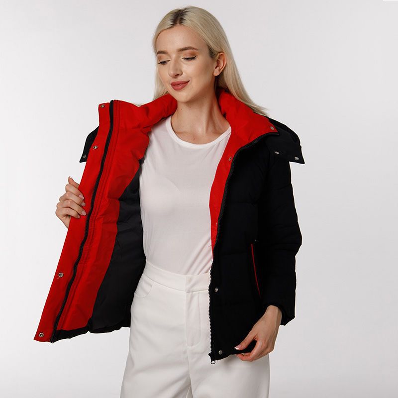 Veste d'hiver matelassée pour femmes avec design réversible et poches pratiques Levoire