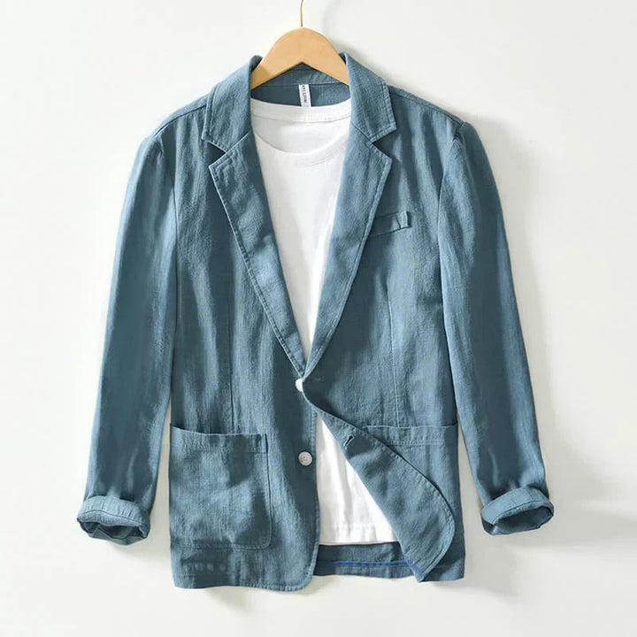 Levoire | Élégante Veste À Manches Longues Bleu clair