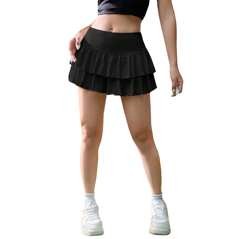 Shorts à volants pour femmes en style décontracté et décontracté Levoire