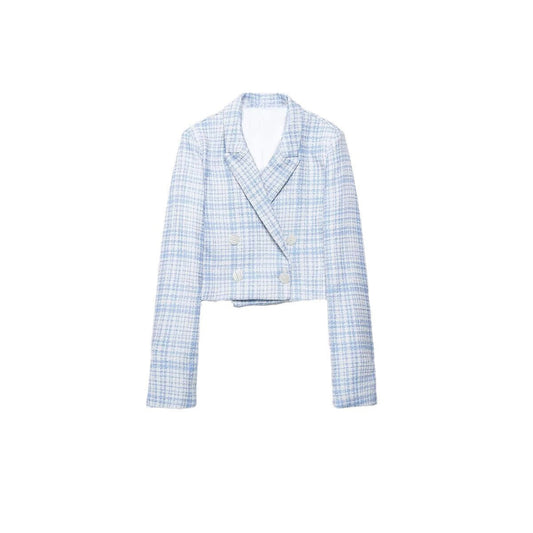 Levoire | Élégant Blazer Texturé Décontracté Ensemble de Short Top à motifs A3