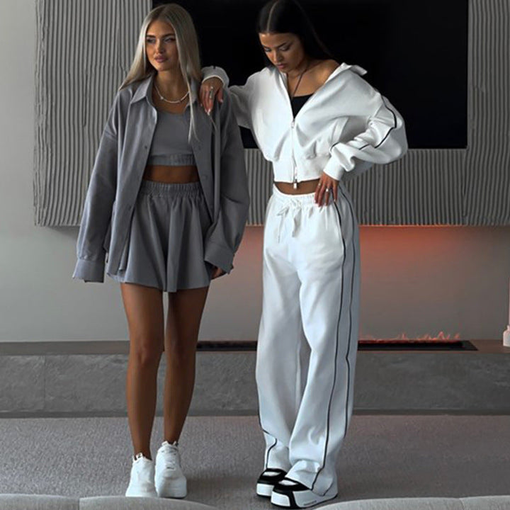 Levoire | Veste de sport à cordon Ensemble de pantalons longs