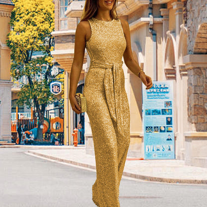 Levoire | Trendik Glitter Champ de Argent Vêtements pour Femmes Or