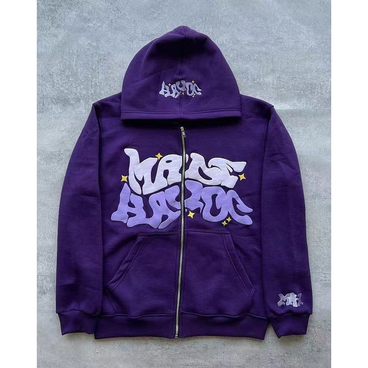 Veste à capuche pour femmes avec lettrage graphique et coupe décontractée Levoire