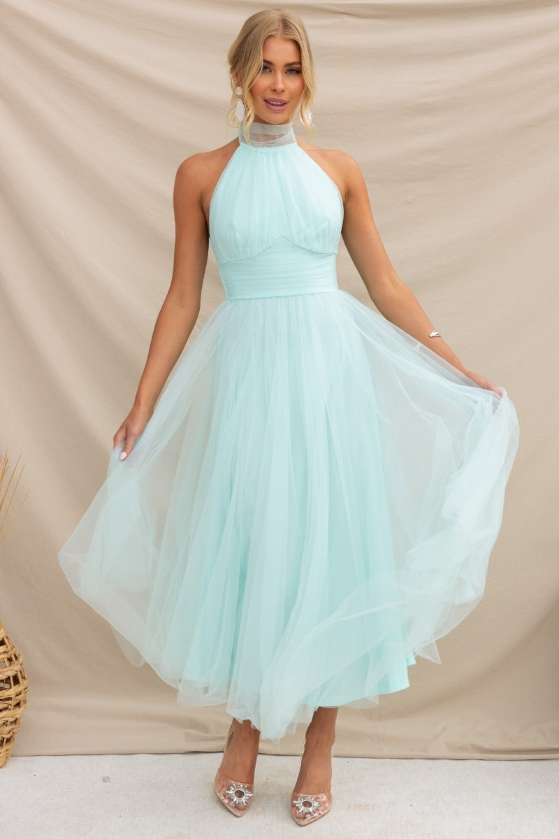 Levoire | Robe Élégante De Printemps Été Vert