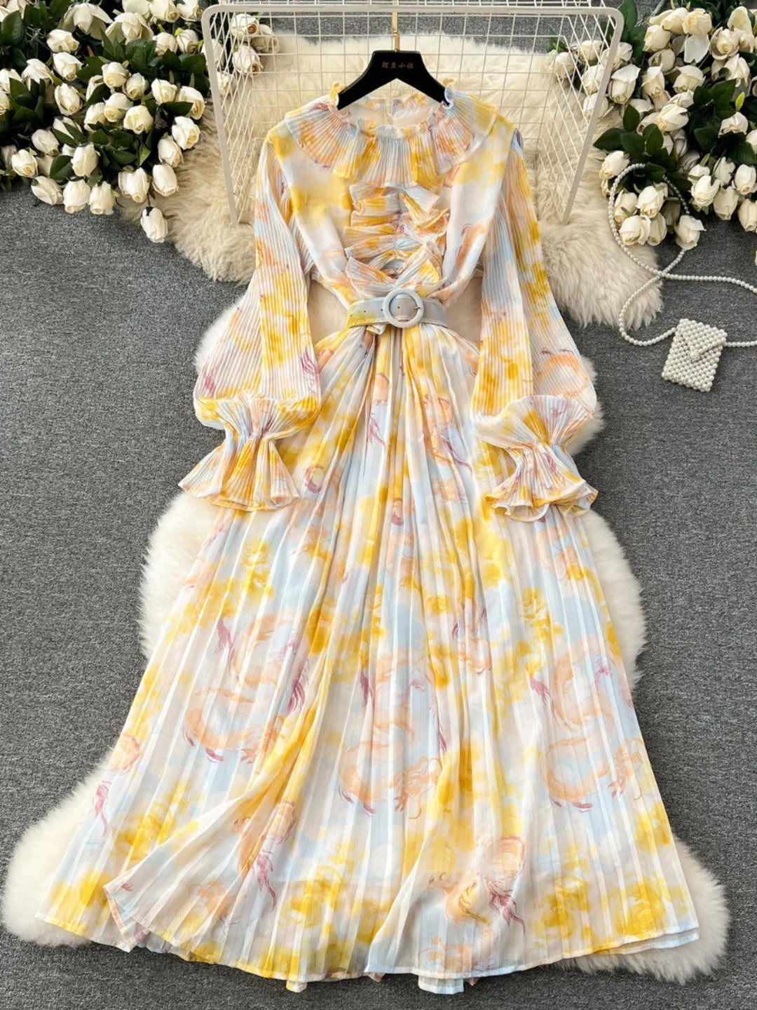 Levoire | Jupe en chiffon plissée