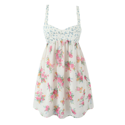Levoire | Robe de Plage d'Été Sans Bretelles Mini Auringonpaistelema