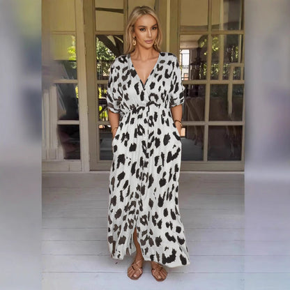 Levoire | Robe léopard Robe à motif léopard transfrontalière