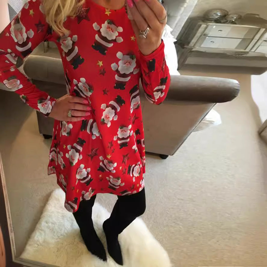 Levoire | Prêt pour la fête Robe de Noël à faible hauteur