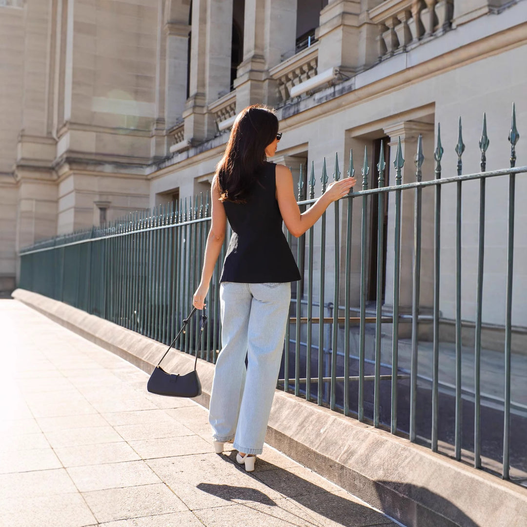 Blouse peplum élégante pour femmes Levoire