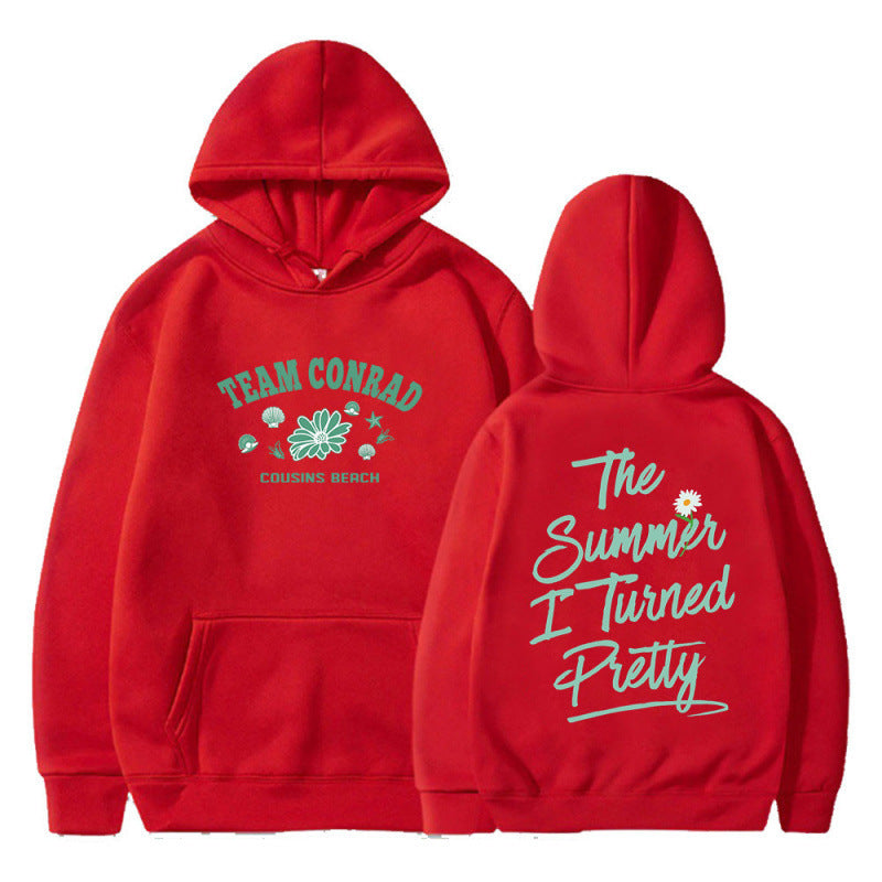 Sweat à capuche pour femmes avec imprimé floral et imprimé créatif Levoire