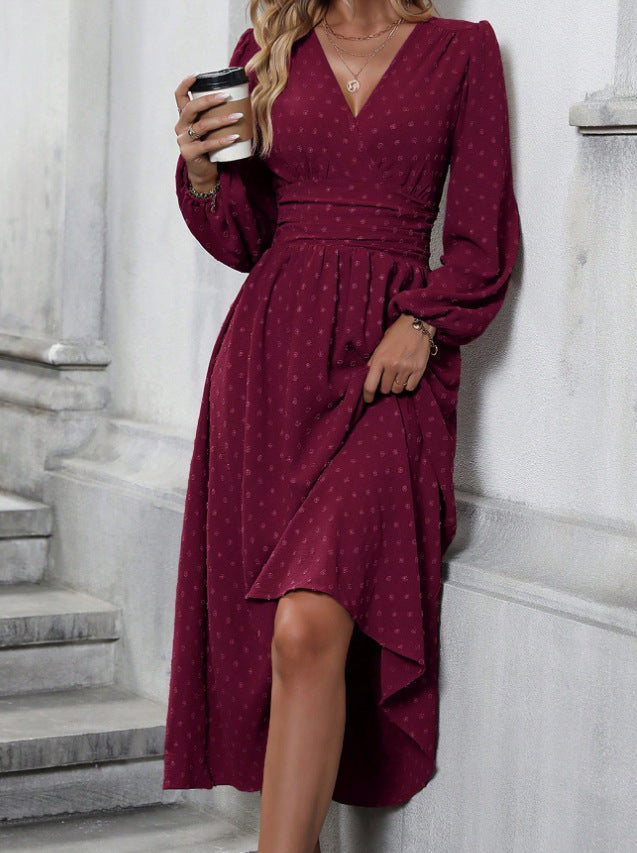 Robe maxi pour femmes avec un look enveloppant élégant Levoire