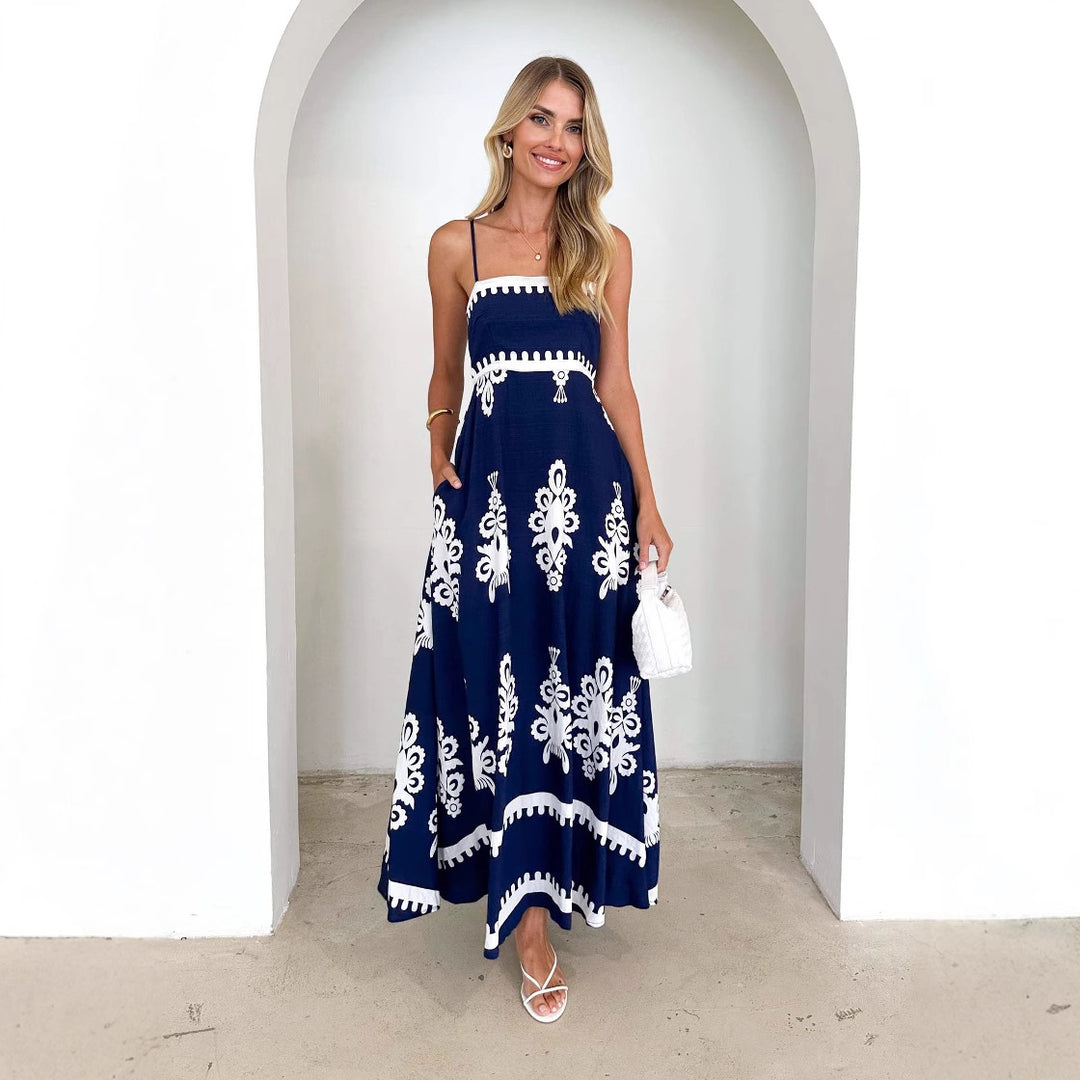 Robe d'été pour femme avec broderie élégante Levoire