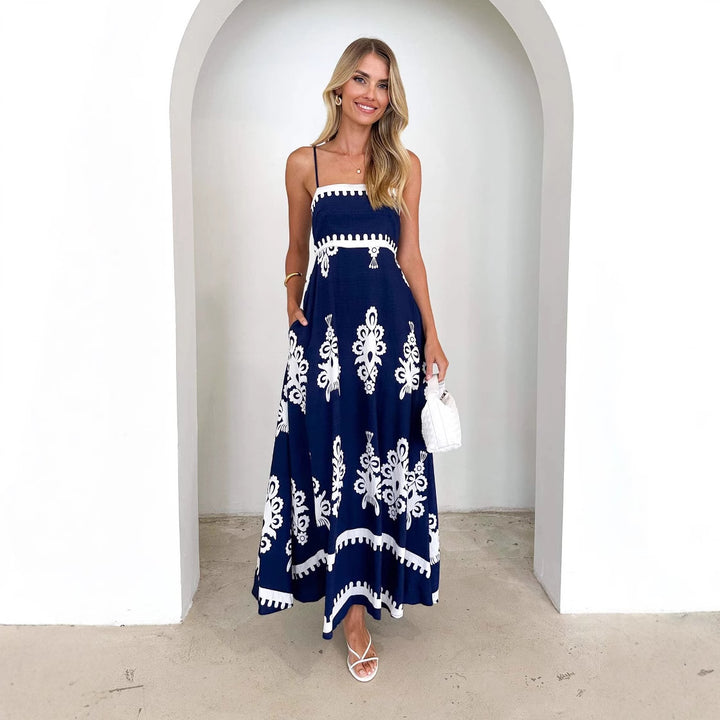 Robe d'été pour femme avec broderie élégante Levoire