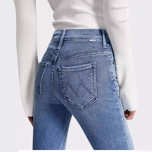 Levoire | Jean Droit Court Taille Haute