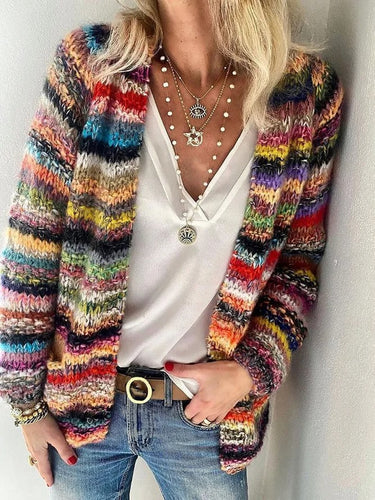 Levoire | Pull En Maille Multicolore Pour Femmes