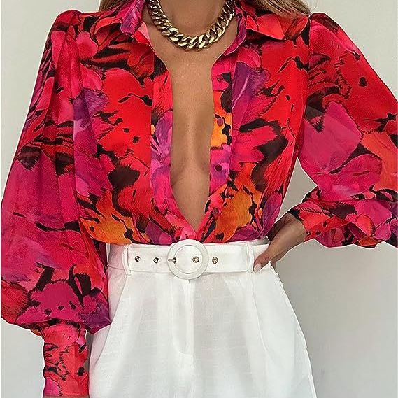 Blouse femme avec imprimé léopard et coupe décontractée Levoire