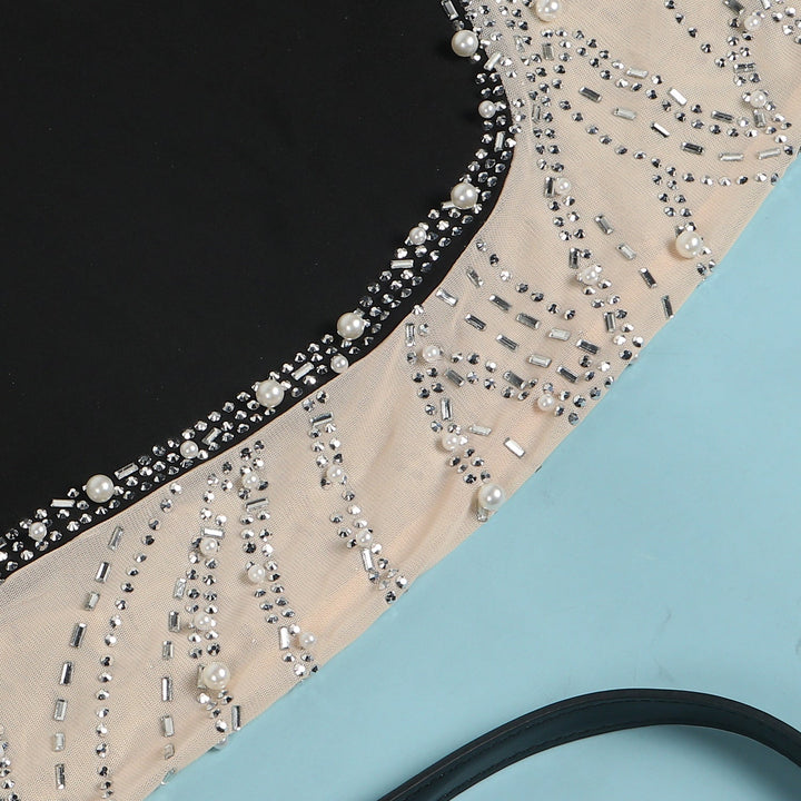 Levoire | Une Épaule Sans Manches Patchwork En Maille
