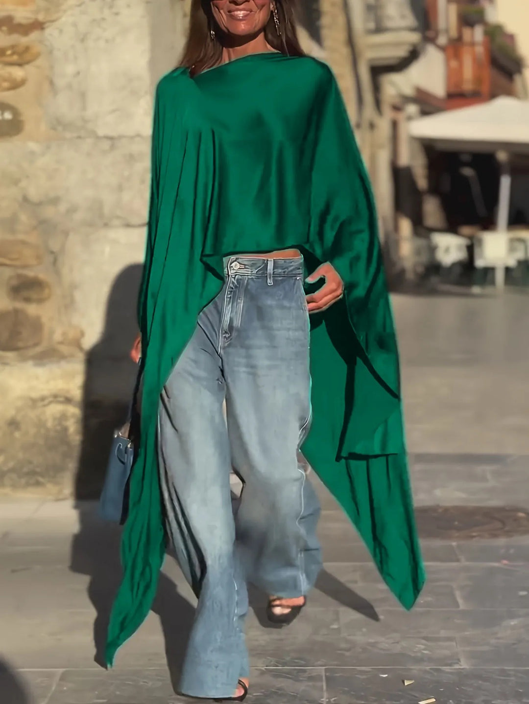 Haut surdimensionné tendance pour femmes avec une coupe fluide Levoire