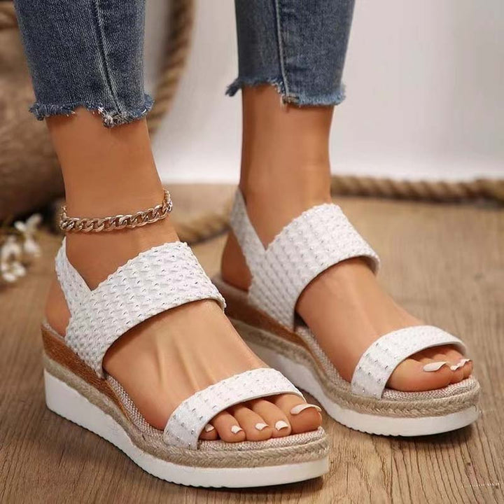Levoire | Sandales Plates D'Été Confortables Avec Talon En Coin Pour Femmes