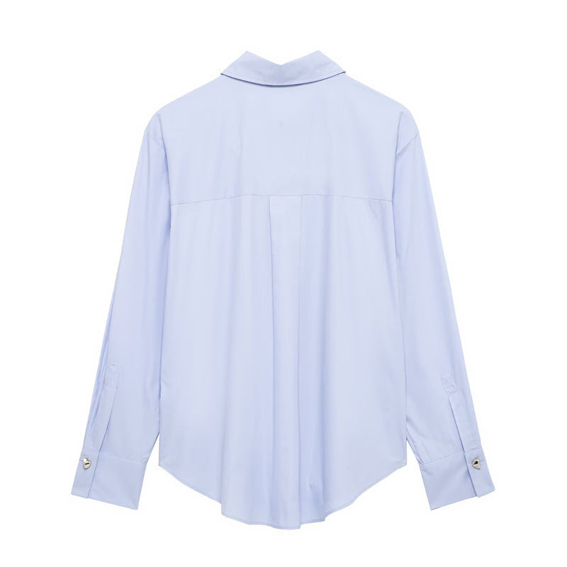 Levoire | Napitus-shirts Bouton décoratif Chemise satin