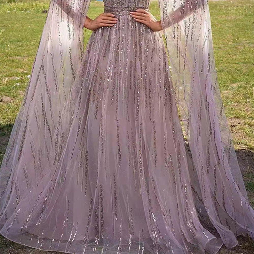 Levoire | Glamouröösit Ripsetyksityiset Paljetti Robe de soirée
