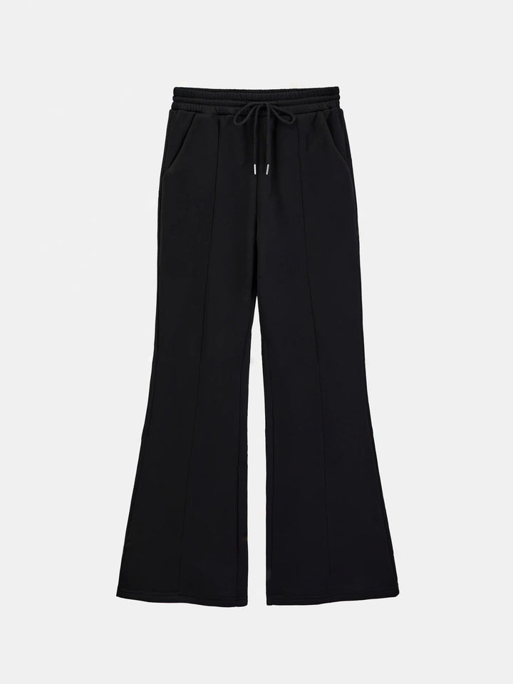 Pantalons décontractés amples pour femmes au style urbain avec taille élastique et poches pratiques Levoire