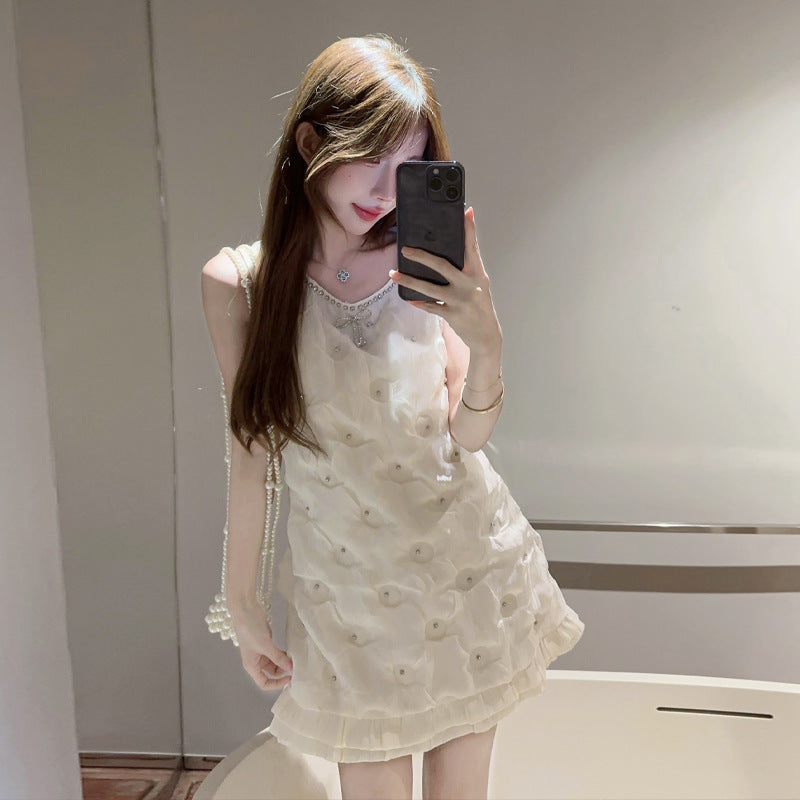 Levoire | Clous-Robe Chanel Col Ronde-Pliée-Ouest-Robe