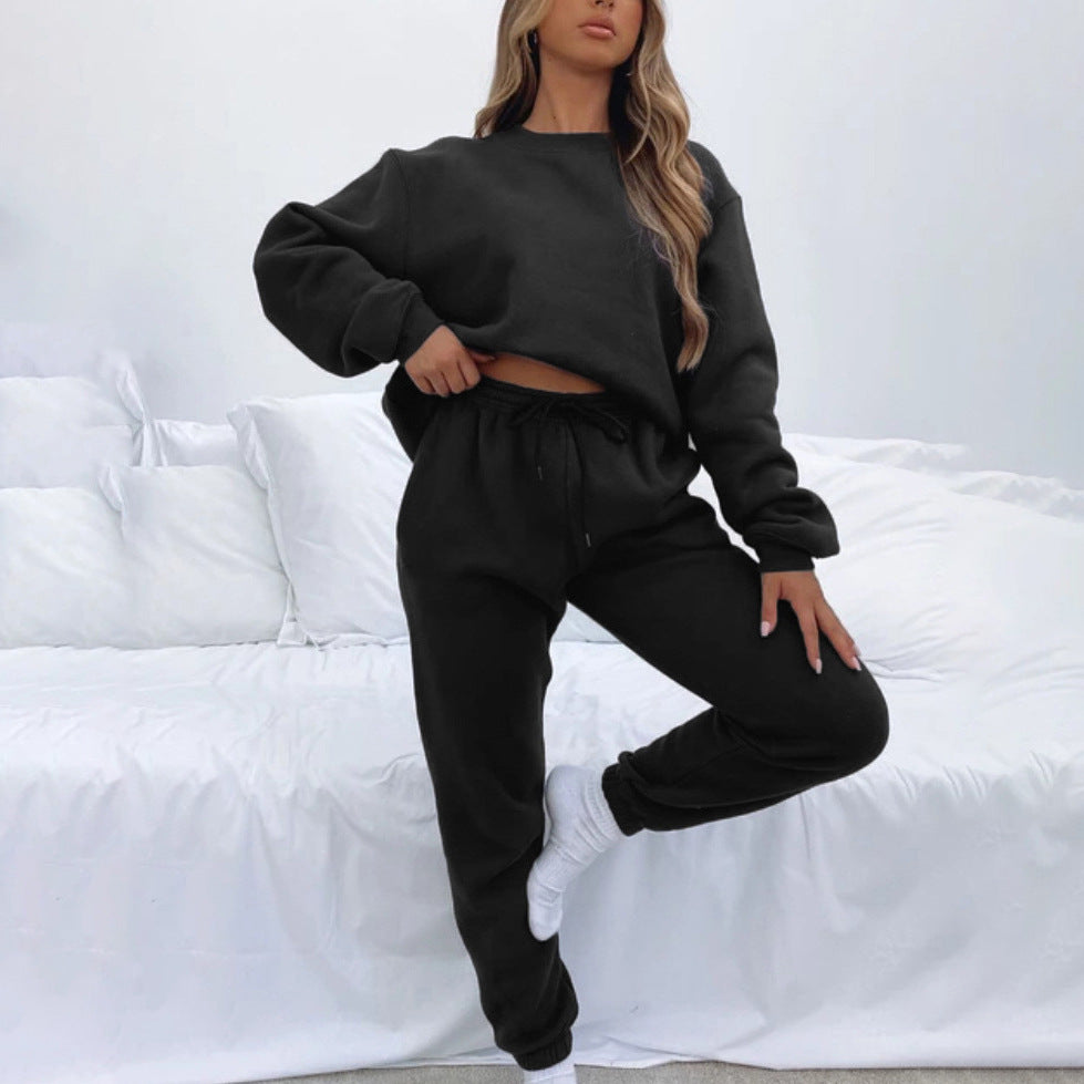 Levoire | Élégant pull long à manches pour le temps libre noir