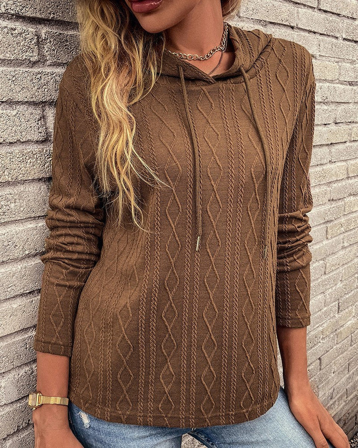 Levoire | Pull D’Hiver À Épaules Tombantes marron