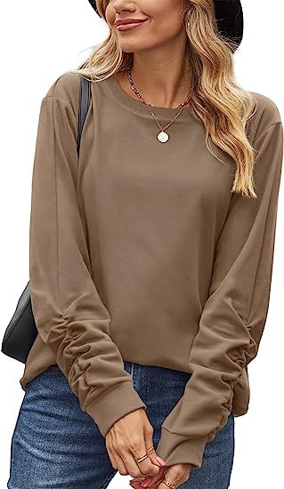 Chemise décontractée à manches longues pour femmes en mélange de coton doux Levoire